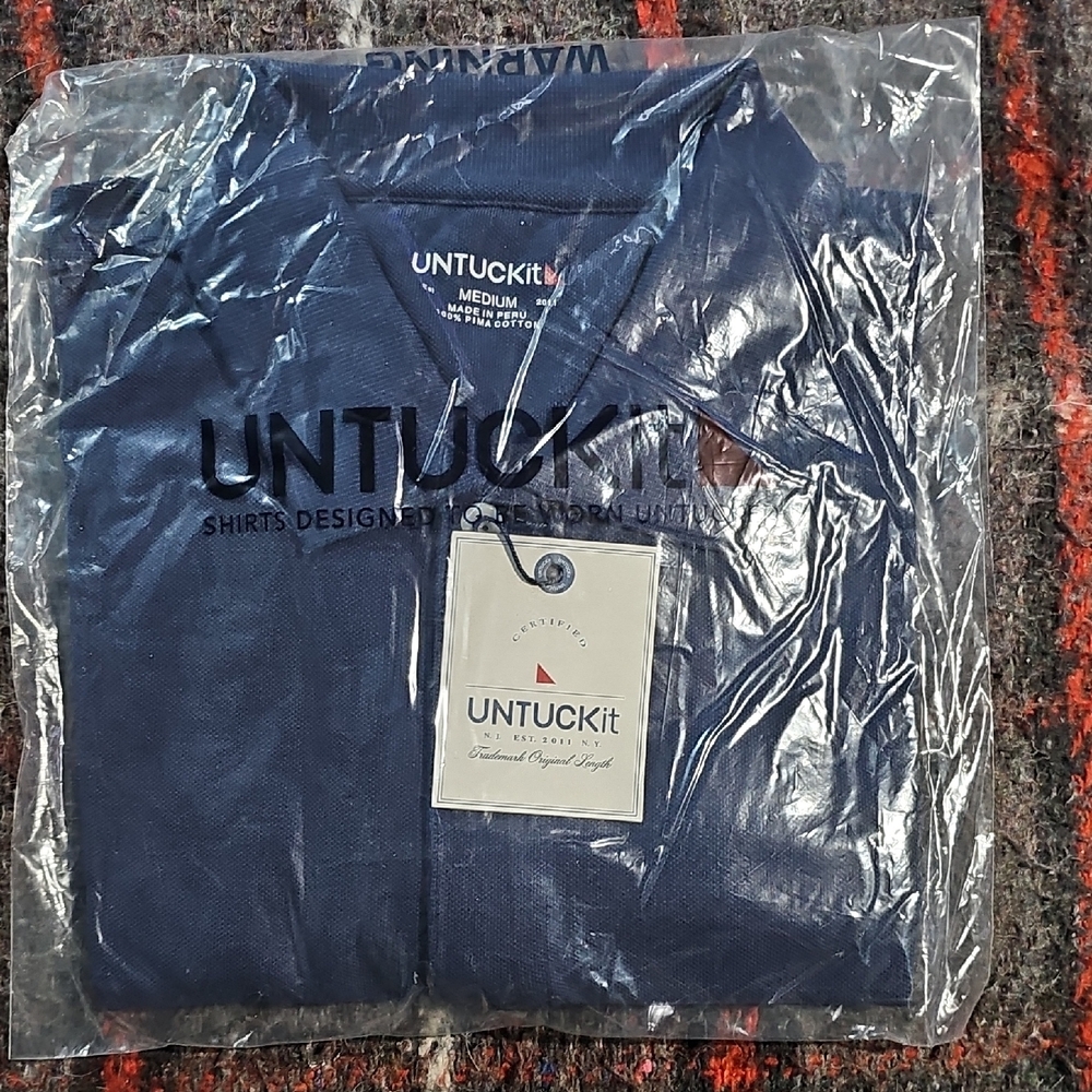 UNTUCKit Blue Polo Shirt